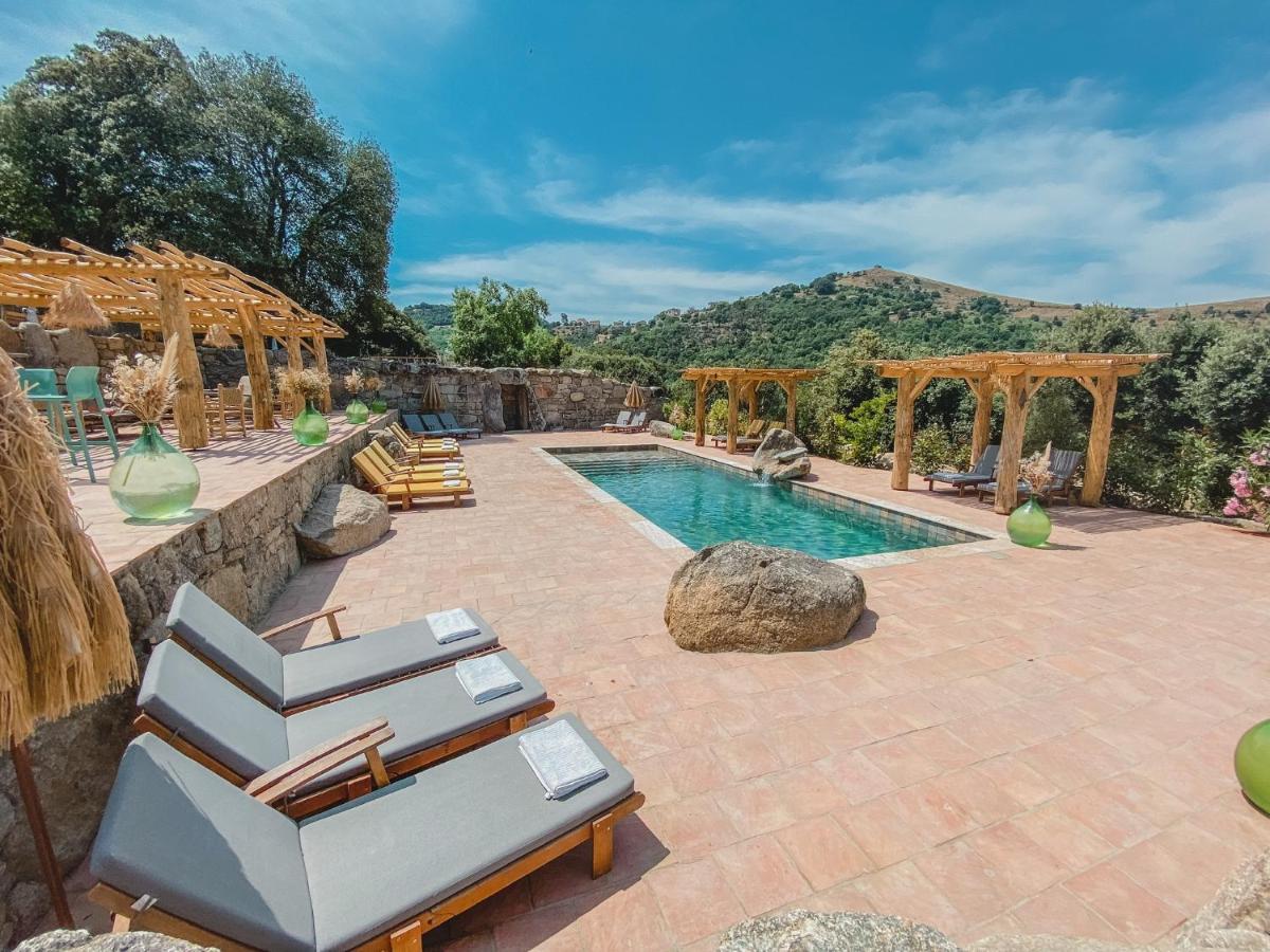Residence De Luxe 4 Etoiles A Pietralba, 4 Logements Piscine Chauffee Balagne 외부 사진